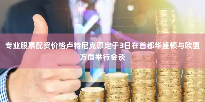 专业股票配资价格卢特尼克原定于3日在首都华盛顿与欧盟方面举行会谈