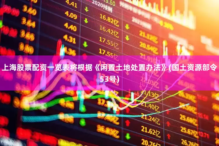 上海股票配资一览表将根据《闲置土地处置办法》(国土资源部令53号)